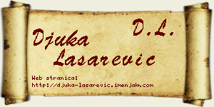 Đuka Lašarević vizit kartica
